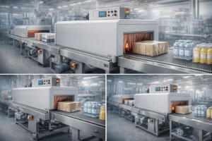 Automatic shrink wrap machines